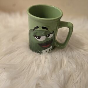 Mars M&Ms 2008 Official Collectable Green Face Ceramic Official Coffee Mug